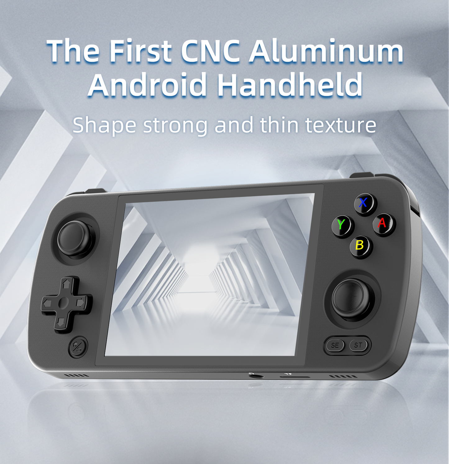 RG405M「CNC Process Metal Shell」Android 12 Handheld Console With 4‘ inch IPS Touch Screen & 4500mAh Battery & 26 Emulators+20K Games