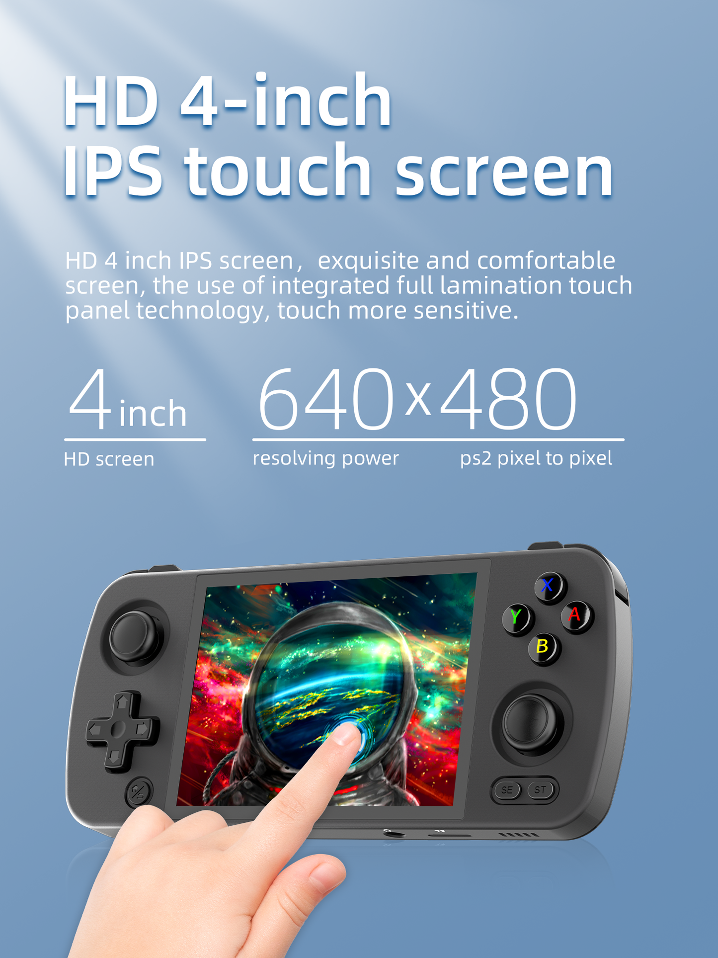 RG405M「CNC Process Metal Shell」Android 12 Handheld Console With 4‘ inch IPS Touch Screen & 4500mAh Battery & 26 Emulators+20K Games