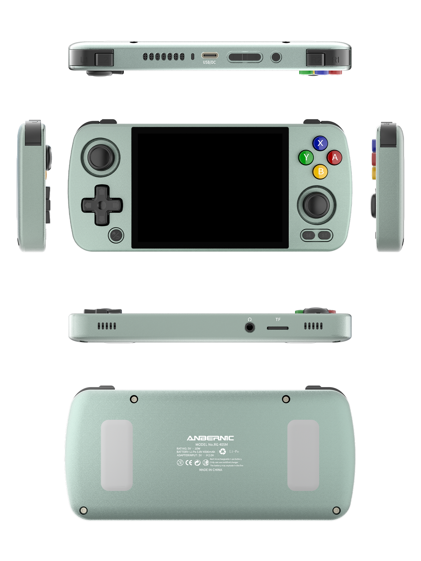 RG405M「CNC Process Metal Shell」Android 12 Handheld Console With 4‘ inch IPS Touch Screen & 4500mAh Battery & 26 Emulators+20K Games