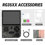 【Value for Money Bundle】Anbernic RG35XX【Buy 1 Get 1 HDMI Cable+1 Fancy Case+1 Screen Protector+1 Type-C Charging Cable】Handheld Game Console 3.5-Inch IPS Screen 20,000 Retro Game Playable anbernicrg35xx