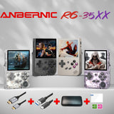 【The Best Value Game Console 】ANBERNIC RG35XX Mini Retro Handheld Game Console Linux System 3.5-inch IPS 640*480 Screen Game Player  HDMI Bluetooth Children's Gifts