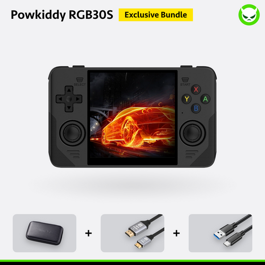 Powkiddy RGB30 JEL OS Handheld Game Console With 4‘ inch Screen & RK3566 CPU & WiFi 5G Bluetooth & 23 Emulators+over 21000 games pre-installed