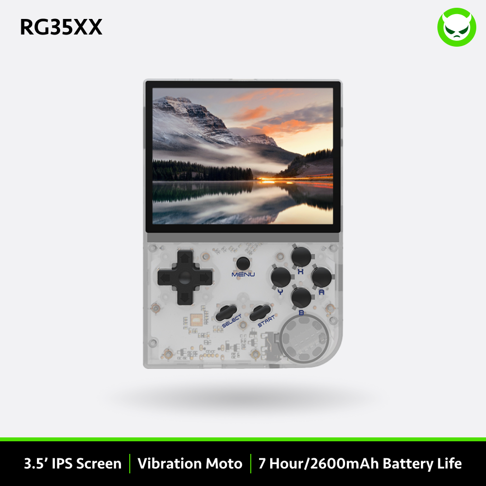 RG35XX【The Best Value Game Console 】Linux Handheld Game Console With 3.5' inch IPS 640*480 Screen & HDMI Output & Bluetooth & Over 18K Games