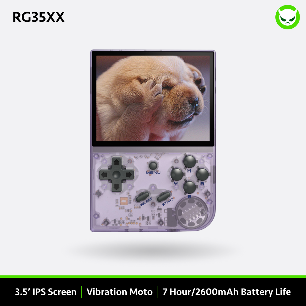 RG35XX【The Best Value Game Console 】Linux Handheld Game Console With 3.5' inch IPS 640*480 Screen & HDMI Output & Bluetooth & Over 18K Games