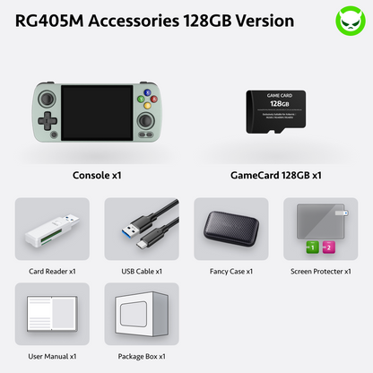 RG405M「CNC Process Metal Shell」Android 12 Handheld Console With 4‘ inch IPS Touch Screen & 4500mAh Battery & 26 Emulators+20K Games