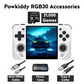 【Super Bundle】Powkiddy RGB30【Buy 1 Get 1 HDMI Cable+1 Fancy Case+1 Type-C Cable】 Handheld Game Console 4-inch HD Screen RK3566 CPU WiFi 5G JEL OS Bluetooth Over 23 Emulators with over 21000 games pre-installed