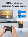 【Super Value Bundle】Anbernic RG353VS【HDMI Cable+Fancy Case+Screen Protector+Type-C Charging Cable 】Handheld Game Console 3.5-Inch IPS Screen Linux System Supports 5G WiFi 4.2 Bluetooth Online Fighting Streaming and HDMI, Over 27K Games Playable