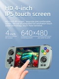 Anbernic RG405M【Superb Bundle】【Buy 1 Get 256GB Game Card+1 USB card reader+1 Fancy Case+1 Screen Protector+1 Type-C Cable】Handheld Game Console Aluminum Alloy CNC Android 12 System Google Play 4.0 Inch IPS Touch Screen 20K Games 26 Emulators