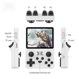 Powkiddy RGB20S【Buy 1 Get 1 Fancy Case+1 Type-C Charging Cable+2 Tiger-pattern Stickers】Retro Handheld Game Console 64GB/128GB+16GB HD IPS-LCD Over 20 Emulators with 21K Selected Retro Games Playable